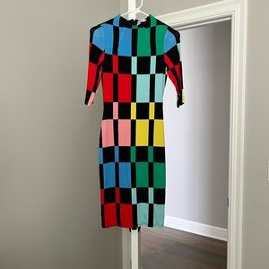 Gorgeous color block Alice & Olivia out of stock dress!